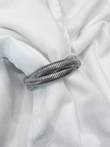 Silver Twist Bangle