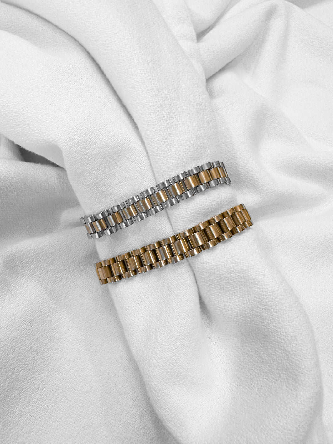 Gold & Silver Watch Band